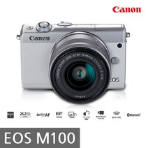 캐논 정품 EOS M100 [블랙]+15-45mm 줌렌즈+32GB+여행용가방 k, 단품