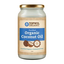 Topwil 유기농 코코넛 오일 무향 무취 정제 쿠킹 1L [TOPWIL01], 1L X 1병, 1개
