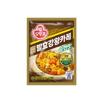 오뚜기 백세 발효강황카레 순한맛 80g 3분요리 밥반찬 간편식 자취음식 부식 1세트, 7세트