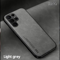 S22 케이스 S23 울트라 슬림 레더 Coque 삼성 호환 갤럭시 S8 S9 S10 플러스 커버 하드 폰 S20 S21 FE, 16 For Galaxy S10, [01] Gray