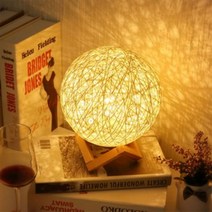 도매토피아 데이문 라탄 달 무드등(분리형) (아이보리), 단품