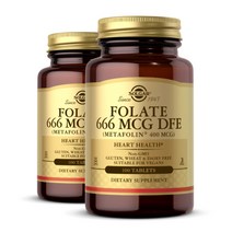 솔가 활성엽산 400 활성형 메틸 엽산 100정 2개