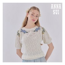 [안나수이] ○ 23SS 시크릿 위시 스카시 자수 니트