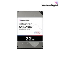WD ULTRASTAR 22TB DC HC570 HDD 5년 보증 (SAS/7200RPM/512MB)