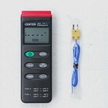 온도 중앙-302 온도계 K/J 해상도 0.1C 0.1F 자동 전원 끄기 PC 인터페이스 타이머 기능.