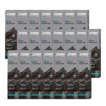 2080 퓨어 블랙치약 차콜 프레쉬민트 숯치약, 21개, 125g