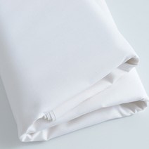 융천 접착 융원단 Cotton Poplin Fabric Solid Color White Red Black for Sewing Accessories Quilting 6345EA67, 0.5mX1.45m, 01 2 White
