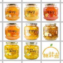 해맑음 과일청 11종 1+1, 한라봉청+패션후르츠한라봉청