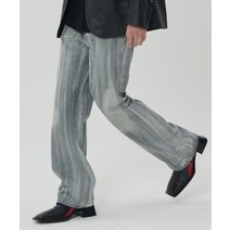 [빠른출고]/메종미네드 [무료반품] RAINY BRUSHED DENIM PANTS GREY
