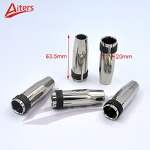 24KD 용접 토치 가스 노즐 디퓨저 및 접촉 팁 홀더 M6x28mm MIG 용접기용 팁 35 개, 04 1.2mm