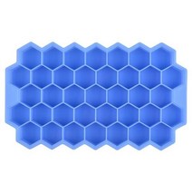 아이스크림 철판 메이커 틀 크리에이티브 아이스 큐브 트레이 실리콘 몰드 여름 냉동고 위스키 칵테일 가제트 주방 액세서리, Deep Blue