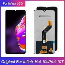 10t X689C X689B lcd에 대 한 Infinix 10s/10t X689 디스플레이 터치 스크린 어셈블리 디지타이저에 6.82 quot원래 LCD