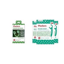 Plackers Grind No More Night Guard 야간 치아 보호 BPA 숙면 바로 착용 일회용 프리 사이즈 16개입, 16 Count (Pack of 1), Night Guard + Dental Flos 90ct
