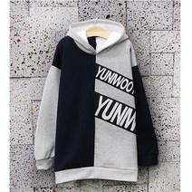 유니우 주니어 남아 여아 [봄 가을 특양면] Yuni 후드 티셔츠