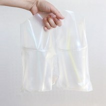 테이크아웃 컵 무지 비닐 캐리어 2구 200개