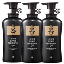 려 초의방 프리미엄 탈모증상케어 샴푸 490ml 탈모샴푸, 3개
