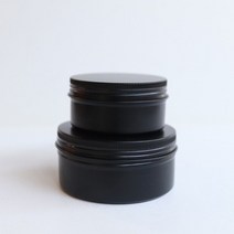 갓샵 원형 틴케이스 블랙 150ml 철제 알루미늄 캔박스, 틴케이스150ml