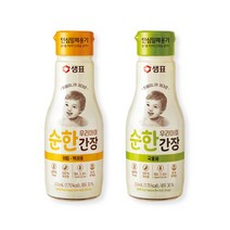 샘표 우리아이 순한간장 1+1 /국물용 볶음용 / 각 200ml, 순한간장+볶음용/볶음용