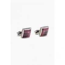 TATEOSSIAN 타테오시안 Rhodium-plated stone cufflinks117572