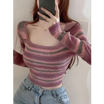 크롭 티 세미 배꼽 위 부드러운 니트 스웨터 허니제이 김혜윤 김빈우 허리 가늘어 보이는