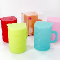 파미레 실리콘 투데이 컵 300ml 아기컵, 투명 그린