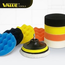VALUE 드릴용 광택패드10p (40100) 흠집제거 폴리싱 광택패드세트 4in광택패드 전동드릴용광택패드, 본상품선택, 본상품선택