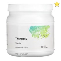 해외 Thorne Research 쏜리서치 Creatine 크레아틴 450g, 1개, 기본