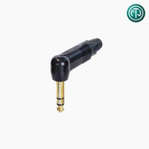 [뉴트릭] NP3RX-B ㄱ자 55 스테레오(1_4인치 TRS) 폰 플러그 블랙