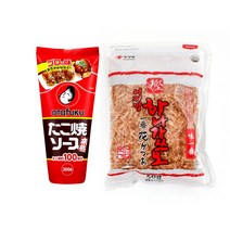 오타후쿠 타코야끼 만들기셋트 (소스+가스오부시), 340g, 1개