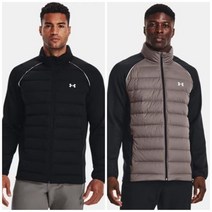 언더아머(UNDER ARMOUR) 언더아머 골프 남성 경량자켓 UA 스트레치 하이브리드 재킷 보온성 방풍 발수[1366290]