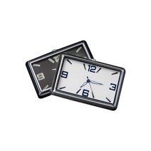 자동차 전자 시계 쿼츠 시계 자동차 장식 인테리어, 정사각형 수평 시계