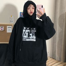 겨울 대학생 신민아 김고은 유미의세포들 맨투맨 후드 오버핏 루즈핏 티셔츠