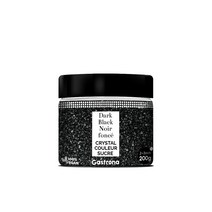 다크 블랙 컬러슈가 2mm / 칵테일 림 크리스탈 슈가 고메 200g, 아쿠아 민트