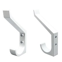 인라이프 알루미늄옷걸이 2단 가방걸이 모자걸이 치마걸이 바지걸이 벽고리 벽걸이, 1개, 화이트