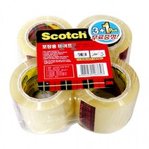3M 포장용 테이프 48mmX20m 4롤-PP 박스 투명, 상세페이지 참조, 상세페이지 참조, 상세페이지 참조