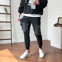 빅사이즈 탄창 포켓 테크 스트릿 카고 조거팬츠 28~38size