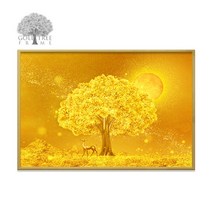 골드트리프레임 황금나무 액자 특대형 72x48cm, 색상:골드