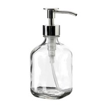 싱크대 투명 유리 펌프 세제통 디스펜서 공병 펌핑용, 세제용기_유리(320ml)