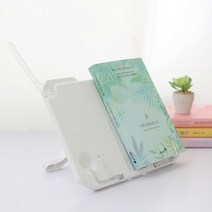 북스탠드 각도조절 휴대접이식 스마트 독서대 플라스틱 수험생 독서대, 화이트
