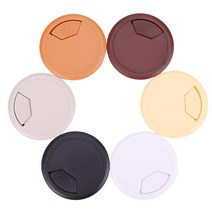 데스크홀커버 50mm 블랙 전선캡 홀커버 마개 뚜껑, 데스크홀커버50mm그레이