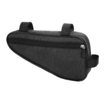 경량 다목적 방수 프론트 빔 자전거 프레임 홀더 밝은 색상 방진 산악, 04 Black_01 One Size