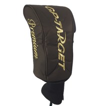 타겟골프 드라이버 헤드커버 골드 레드 브라운