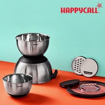 [해피콜] [본사직영] HC 더 넌슬립 채칼 믹싱볼 7P 세트, 상세 설명 참조