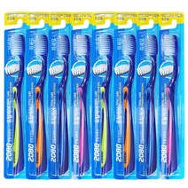 2080 덴탈크리닉 토탈케어 일반모 미세모 칫솔 8개, 2080 미세모