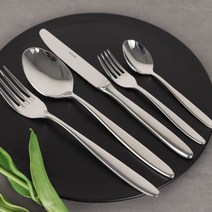 sola 플로런 테이블 3P omg 커트러리 스푼 포크 나이프 양식기 1인 세트 호텔 레스토랑, sola 튤립 테이블 5P