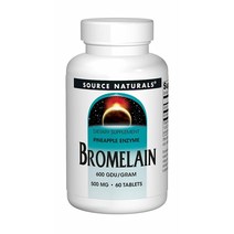 소스내추럴스 브로멜라인 2000 500mg 60정 Bromelain, 1세트