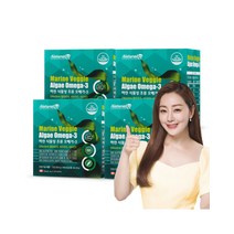 네추럴라이즈 마린 식물성 미세조류 오메가3 60개 4박스 임산부 어피캡슐, 단품, 단품