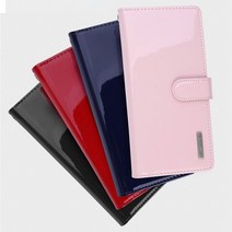 유광 에나멜소재 심플 다이어리 케이스 더블 카드 포켓 이중 잠금 에디터 심플D 블링 월렛 다이어리
