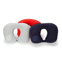 에어펌프 목쿠션 목베개 에어포켓 휴대용 여행 에어베개 MM-10056, 그린(10056-3)