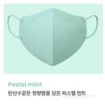 imReaL 아임리얼 언택트 플러스 마스크 새부리형 중형, 30개입, 30개, Pastel mint (파스텔민트)